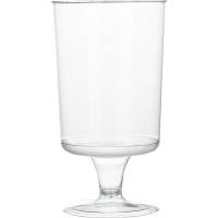 Одноразовый бокал для вина ООО Комус 170 мл, прозрачный, ПС, 6шт 185840