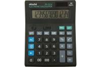 Полноразмерный настольный калькулятор Attache Economy 14 разрядов, чёрный 974206
