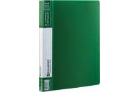 Папка BRAUBERG Contract бизнес-класс 40 вкладышей, зеленая, вкладыши-антиблик, 0,7 мм, 221779