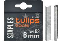 Скобы тип 53 (1000 шт; 6 мм) для степлера Tulips tools IP11-306