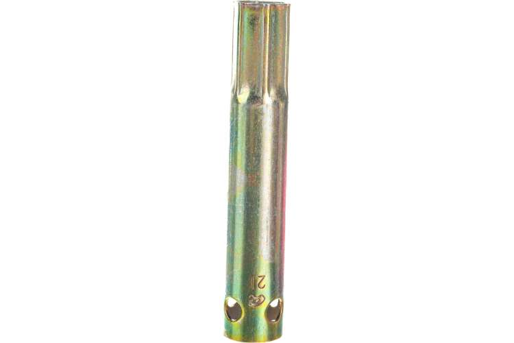 Свечной трубчатый ключ Автом-2 21 мм L=160 мм с резинкой 112163
