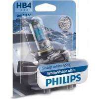 Автолампа PHILIPS HB4, 51 Вт, P22d, WhiteVision ultra 4200 K, 12 В 9006WVUB1