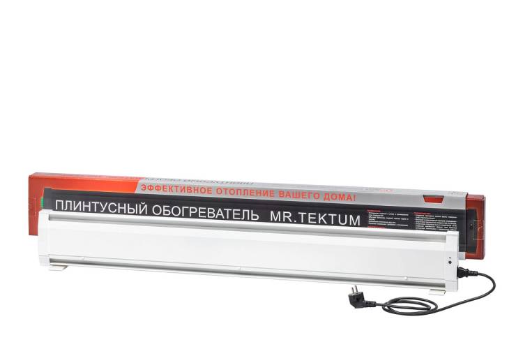 Электрический плинтусный обогреватель Mr.Tektum SmartLine 1,6м 675Вт белый AG-SMART16-WRL