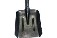 Совковая прямая лопата с ребрами жесткости Агростройлидер рельсовая сталь, без черенка САД-02.05