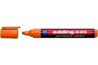 Перманентный маркер Edding клиновидный наконечник, 1-5 мм, оранжевый E-330#6