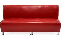 Секция дивана Мягкий офис Классик трехместная красная КЛ702КР