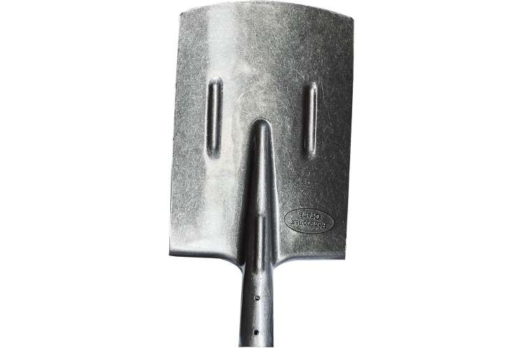 Копальная прямая лопата с ребрами жесткости Агростройлидер рельсовая сталь, без черенка САД-03.05