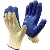 Рабочие двойные перчатки Master-Pro® СУПЕРСТРОНГ х/б, со сплошным ПВХ покрытием, 1 пара 19007-SST