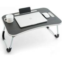 Большой складной стол-подставка для ноутбука Tatkraft Casper, 59.8x26.3x39.8 см, с держателем 11748