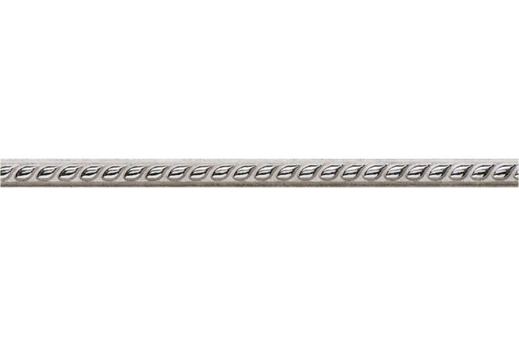 Молдинг стеновой ударопрочный влагостойкий серый бархат Decor-Dizayn 15x9Х2400 мм 215-25