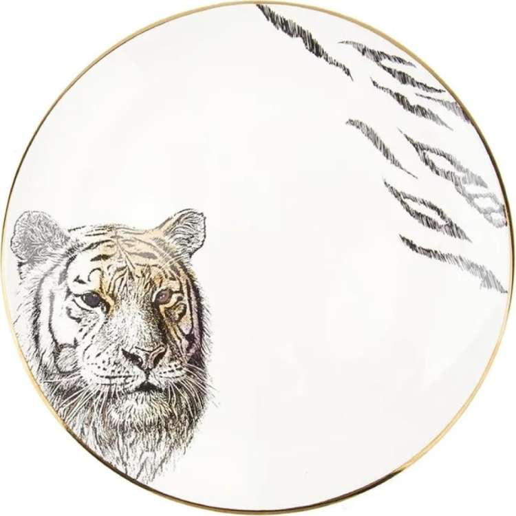 Набор тарелок Nouvelle Саванна/Тигр 2 шт, 23 см 1780276-2-Н2