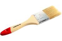 Плоская кисть Зубр УНИВЕРСАЛ-СТАНДАРТ, натуральная щетина, деревянная ручка, 63 мм 4-01001-063