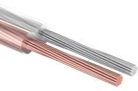 Акустический кабель REXANT 2х0,75 кв.мм прозрачный SILICON м. бухта 5 м 01-6304-05