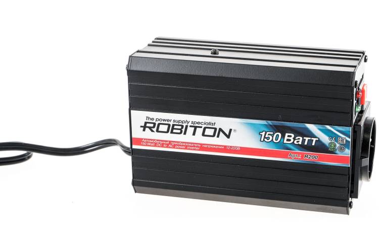 Инвертор 150W с USB выходом Robiton R200 11459
