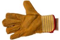 Комбинированные спилковые перчатки MOS 10.5" 12439М
