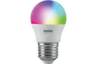 Светодиодная лампа Camelion Smart Home LSH7/G45/RGBСW/Е27/WIFI 7Вт Е27 RGB+DIM+CW 220В 14501