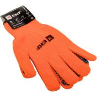 Рабочие утепленные перчатки EKF Professional ТОЧКА ЗИМА с ПВХ-покрытием 7 класс, 9 размер pe7ac-9-pro