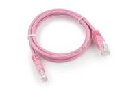 Патч-корд Cablexpert UTP PP12-1M/RO кат.5e, 1м, литой, многожильный розовый PP12-1M/RO