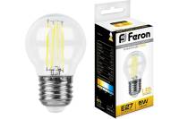 Светодиодная лампа FERON 5W 230V E27 2700K, LB-61 25581