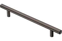 Ручка-рейлинг KERRON 12 мм, 160 мм, черный хром R-3020-160 BN
