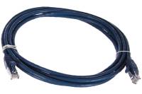 Коммутационный шнур NIKOMAX U/UTP 4 пары, синий, 3м NMC-PC4UD55B-030-BL