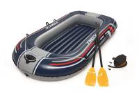 Надувная лодка с вёслами и насосом BestWay Hydro-Force Raft Set 228x121 см 61083 BW 030302