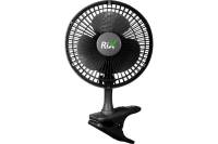 Бытовой настольный вентилятор RIX RDF-1500B, прищепка, цвет черный, 15Вт 38215
