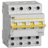 Трехпозиционный выключатель-разъединитель IEK ВРТ-63, 4P, 50А MPR10-4-050
