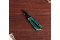 Нож-бабочка СИМАЛЕНД Киллер мини, зеленый 4679971