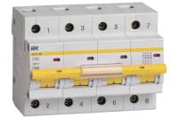Автоматический выключатель IEK ВА 47-100, 4Р, 40А, 10 кА, х-ка С MVA40-4-040-C