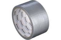 Армированная серебряная клейкая лента ЕРМАК 48 мм х 10 м, инд. упаковка 472-047