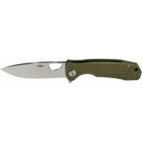 Нож Honey Badger Flipper D2 M с зеленой рукоятью HB1057