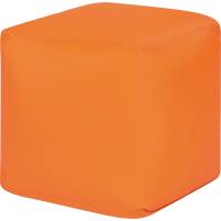 Пуфик DreamBag куб оранжевый оксфорд 3901301