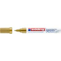 Матовый лаковый маркер Edding пигментные чернила, округлый наконечник, 1-2 мм, золотой E-4040#53
