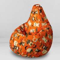 Мешок для сидения Mypuff Хеллоуин Кошки груша размер Стандарт XXL b_550