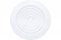 Решетка пластмассовая круглая с фланцем (d=100 мм; 145х145х40 мм) Эвент ПКС 145/100