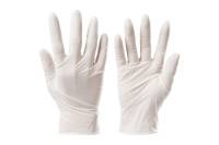 Виниловые неопудренные перчатки ЛАЙМА, белые, размер XL, 50 пар 605012