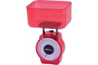 Кухонные механические весы HomeStar HS-3004М 1 кг цвет красный 002795