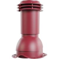 Выход вентиляции канализации для металлочерепицы Viotto красное вино RAL 3005 07.500.03.03.05.100.3005
