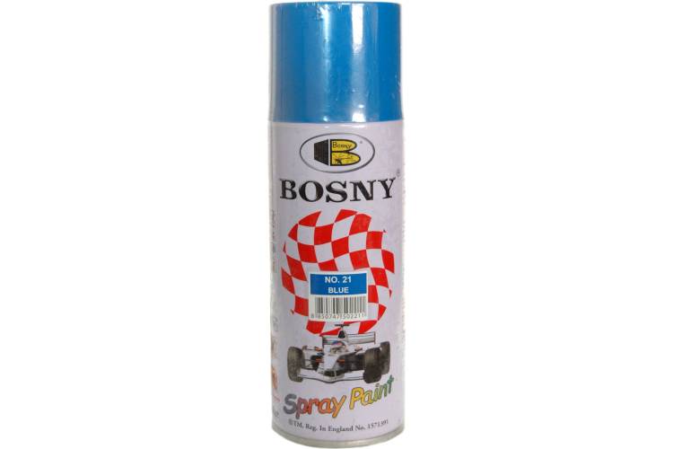 Универсальная краска Bosny синий, аэрозоль 21