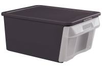 Универсальный ящик Econova Combo Box с откидной стенкой, 390х290х180 мм, 16,7 л черный 431264613