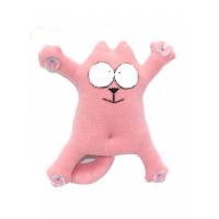 Игрушка "Котофаня" с присосками на стекло SNOOGY розовый SN-cat-big-fl-pink