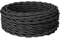 Силовой кабель Retro Electro ретро, 2х2,5, черный, длина бухты 50 2254755