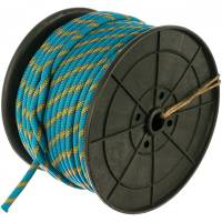 Полиамидная веревка ЩИТ ПА плет. 24-прядная d. 11 мм статика на кат. 200 мм 100 м 66859