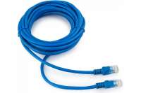 Патч-корд Cablexpert UTP PP12-5M/B кат.5e, 5м, литой, многожильный синий PP12-5M/B