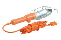 Переносной светильник IEK УП-1P, плоская вилка, с выключателем, 2Р, 5м, ИЭК WSP20-05-K09