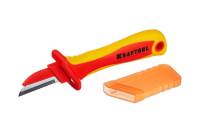 Диэлектрический, прямой нож электрика Kraftool KN-1 45401