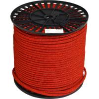 Шнур спирального плетения truEnergy текстильный, красный 8 мм катушка 200 м 12951