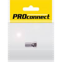 Антенный разъем на кабель PROCONNECT штекер F для кабеля SAT с резиновым уплотнителем 05-4005-4-7