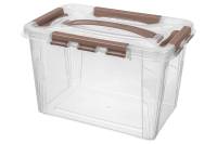 Универсальный Ящик для хранения Econova Grand Box с замками и ручкой, 6,65 л 433200214